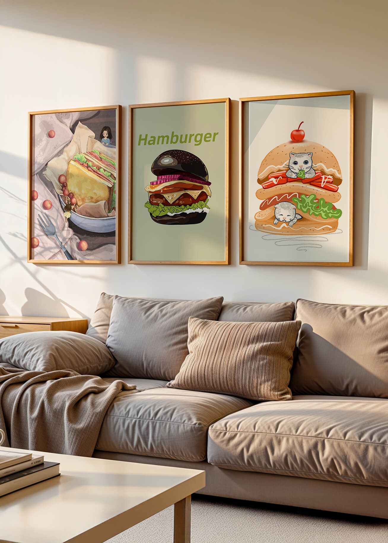 Impresiones Artísticas de Comida con Estilo Creativo