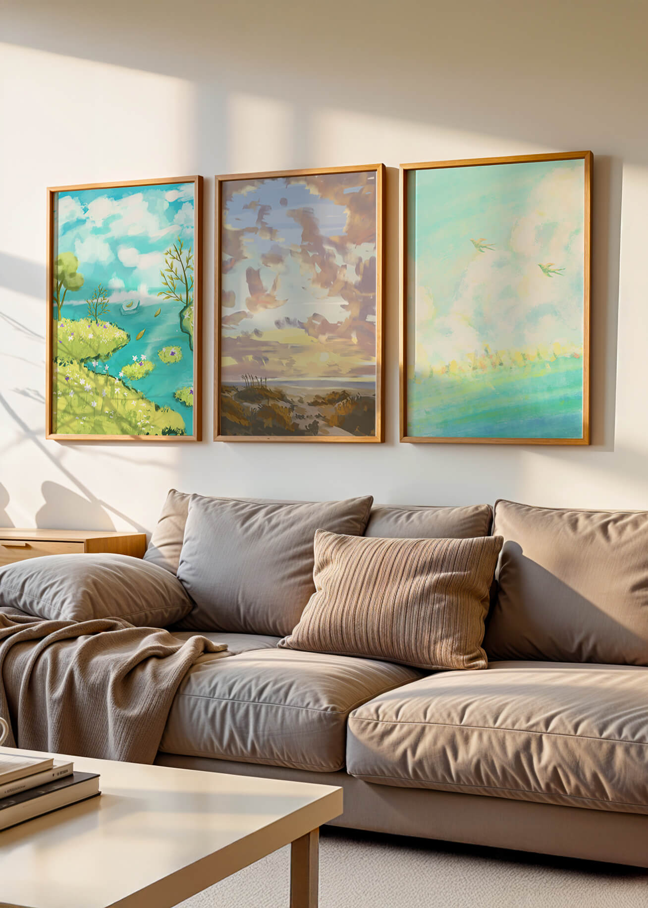 Imágenes Artísticas Naturales en Impresión de Alta Calidad Sin Marco