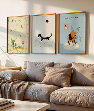 Impresiones Artísticas de Gatos en Diseño Moderno