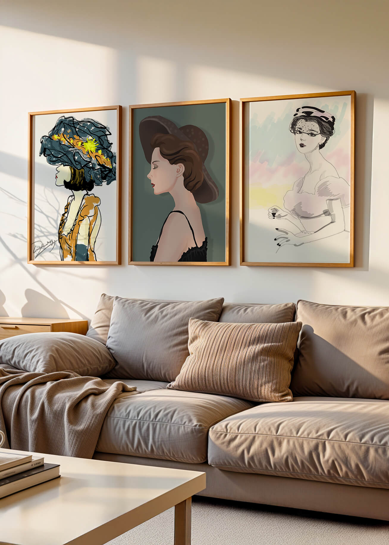 Correspondencias de Moda en Impresiones Artísticas sin Marco