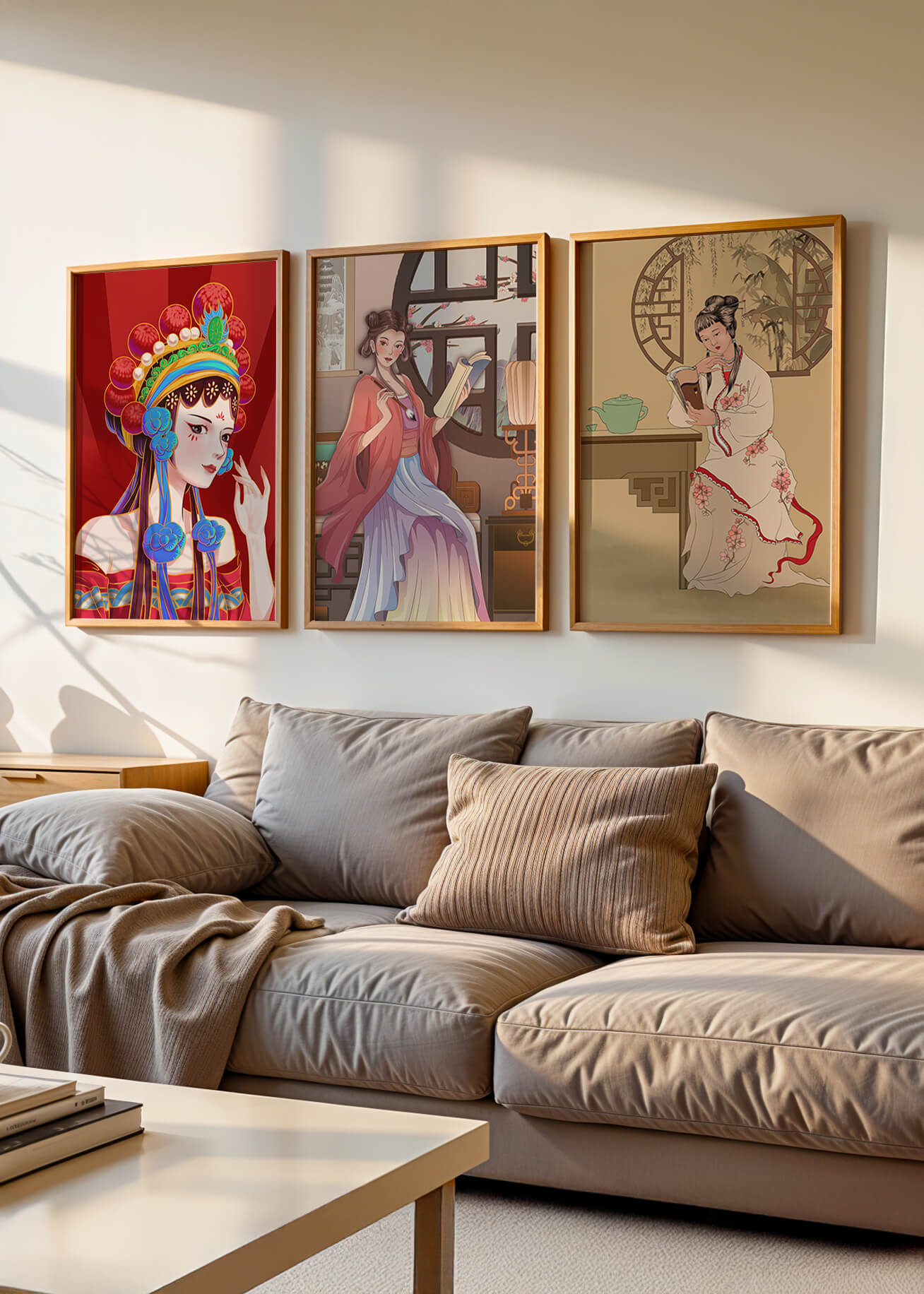 Art de femmes orientales au style traditionnel