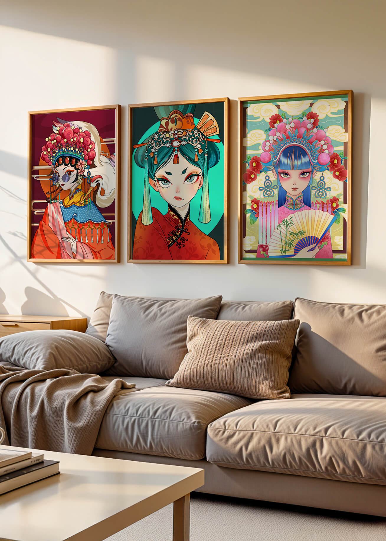 Portraits artistiques de femmes avec des influences culturelles