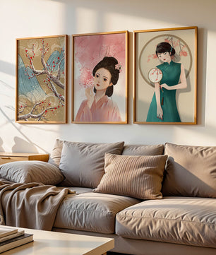 Art asiatique élégant dans un style moderne