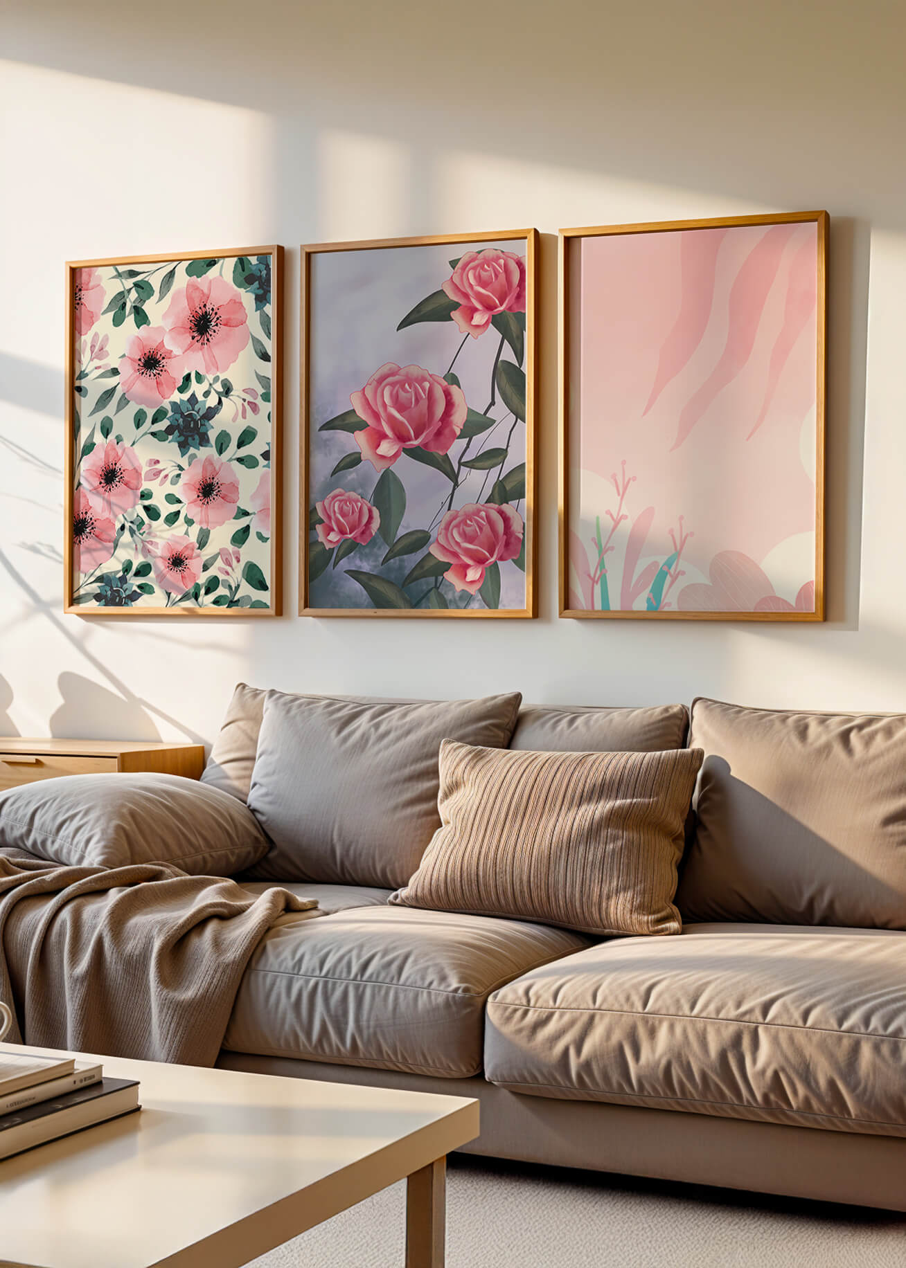 Impresiones Florales en Decoración Moderna