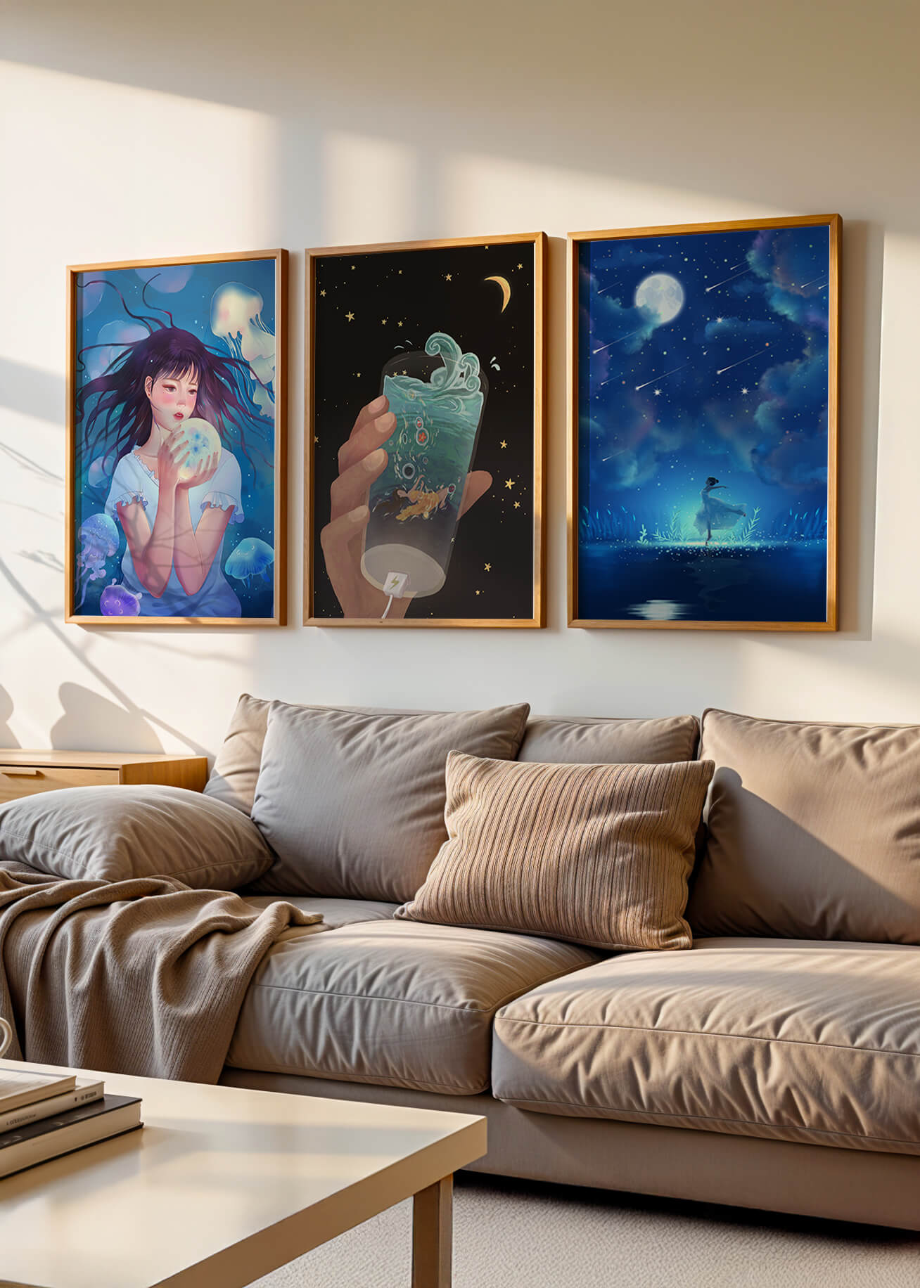 Art moderne en impressions de haute qualité sans cadre