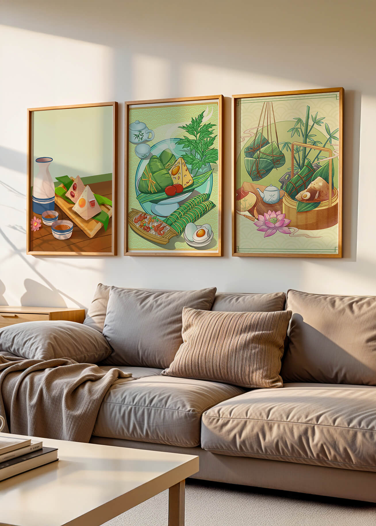 Piezas De Arte Inspiradas En La Comida Asiática