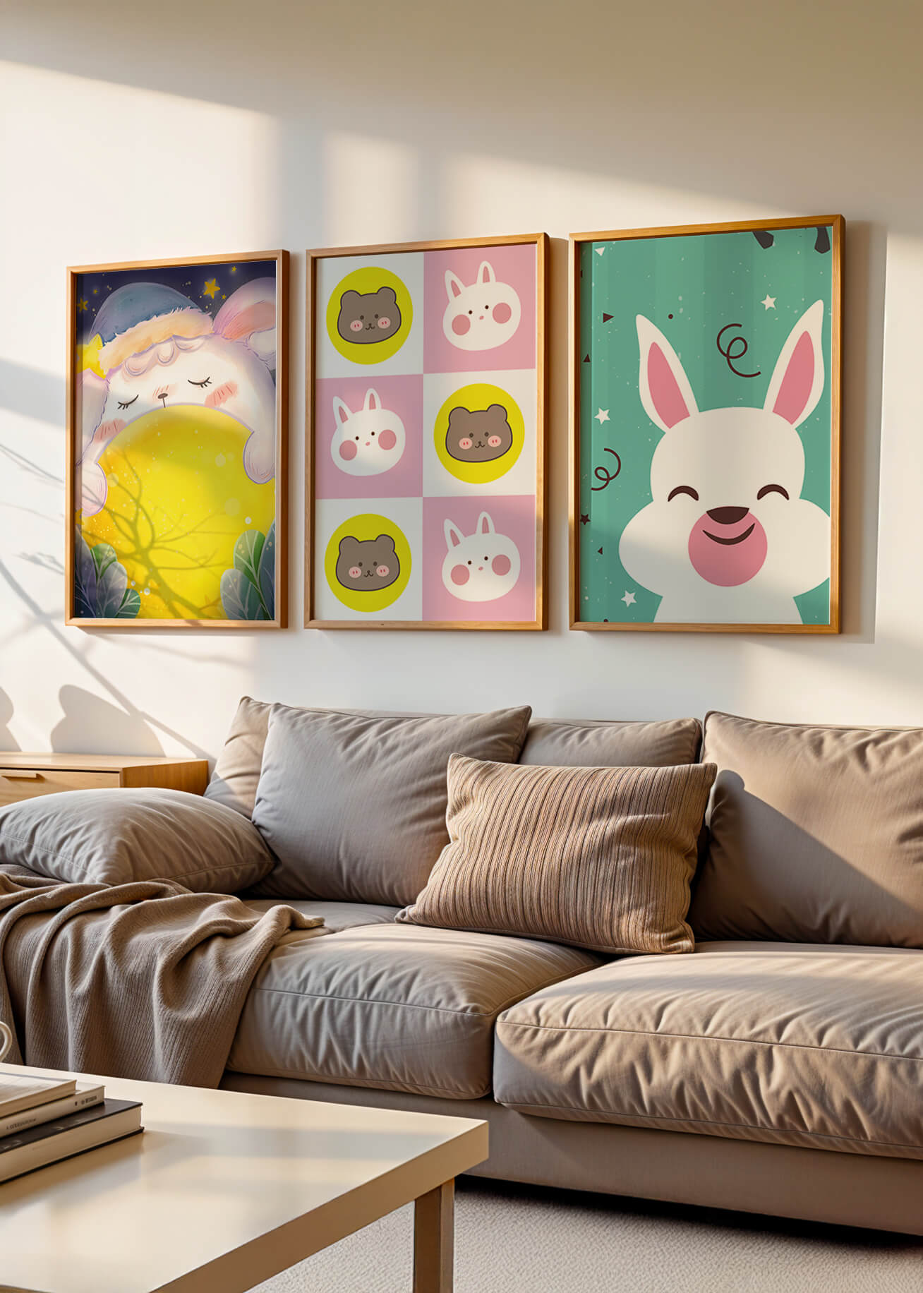 Affiches d’animaux pour décoration enfantine